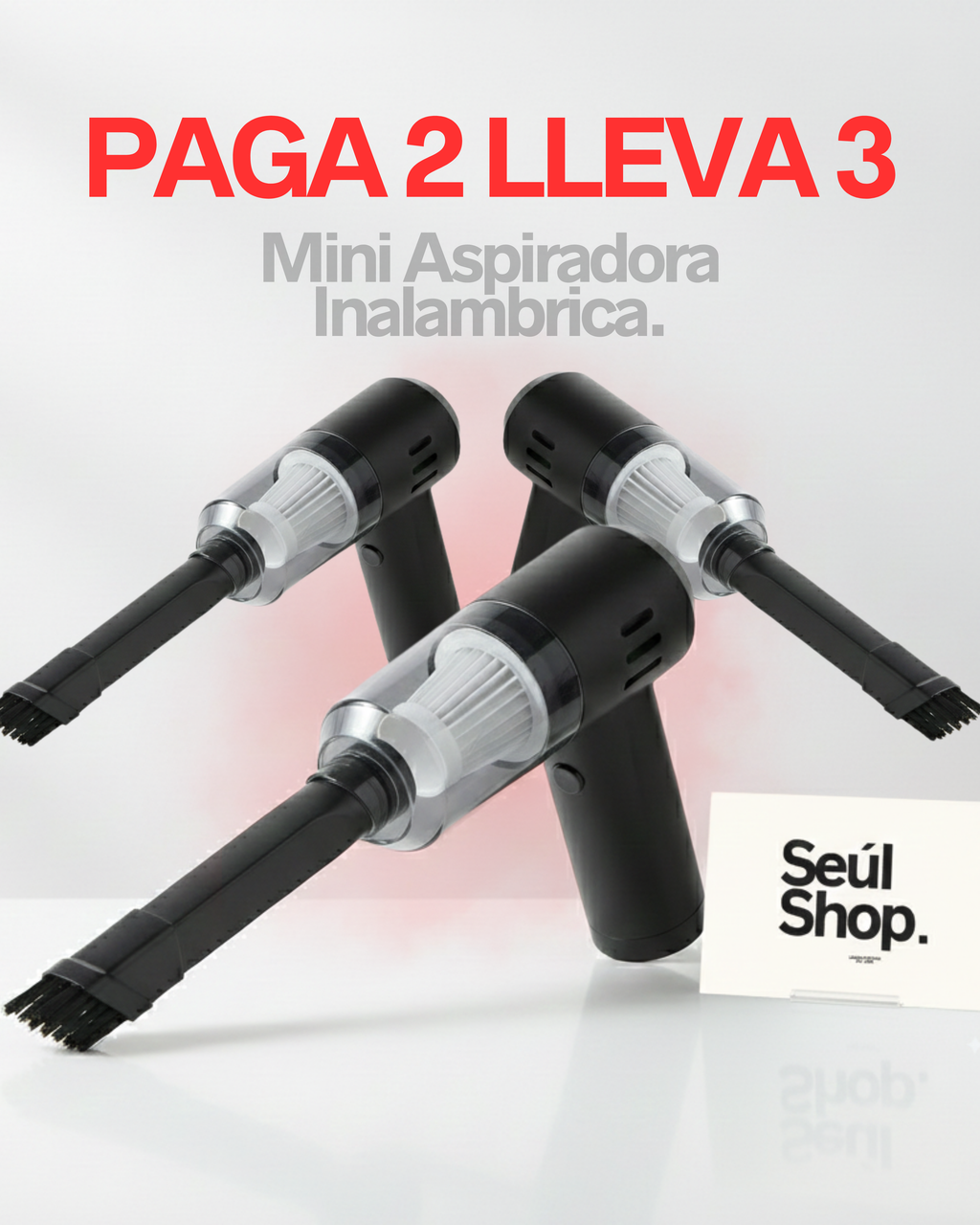 MINI ASPIRADORA RECARGABLE