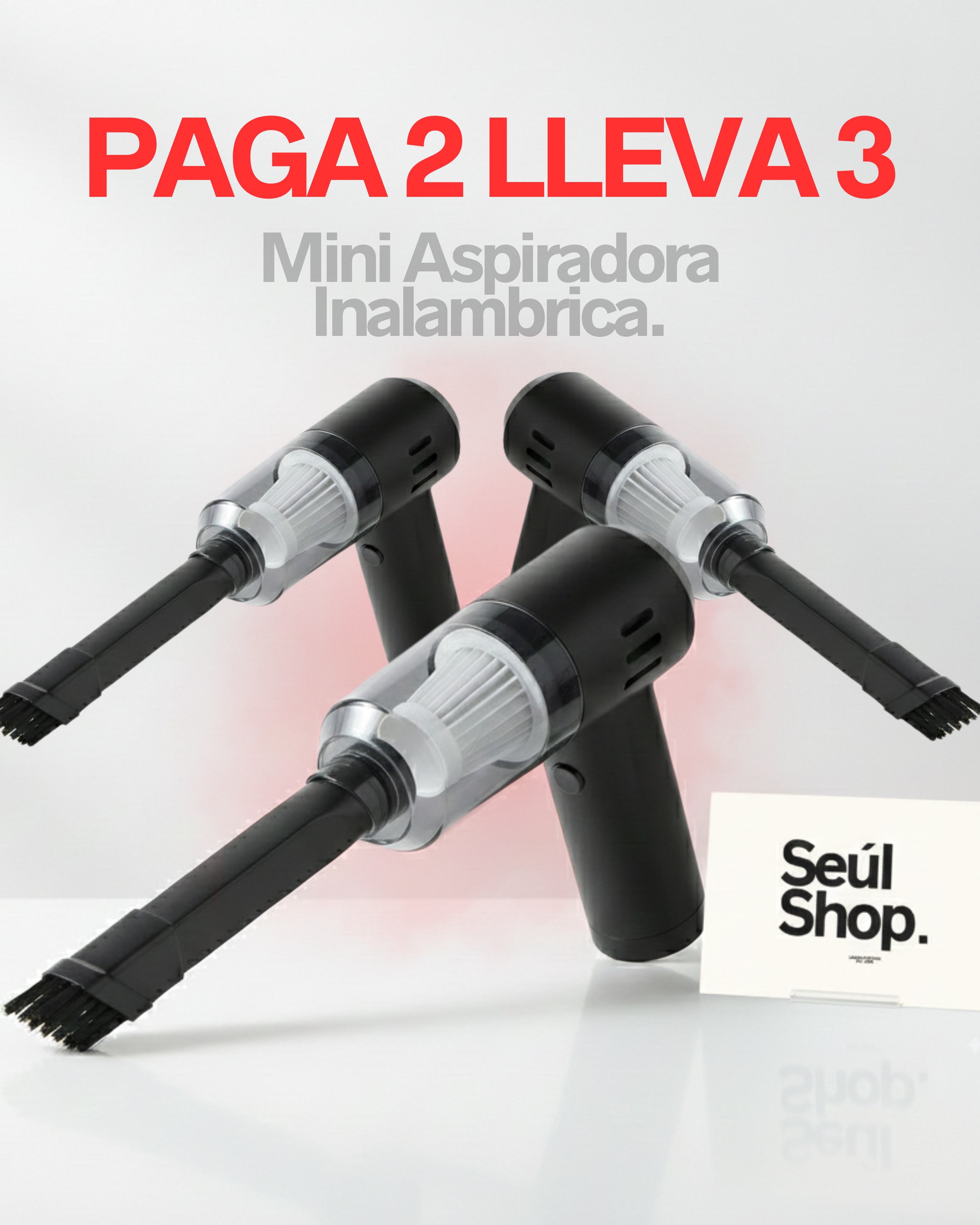 MINI ASPIRADORA RECARGABLE