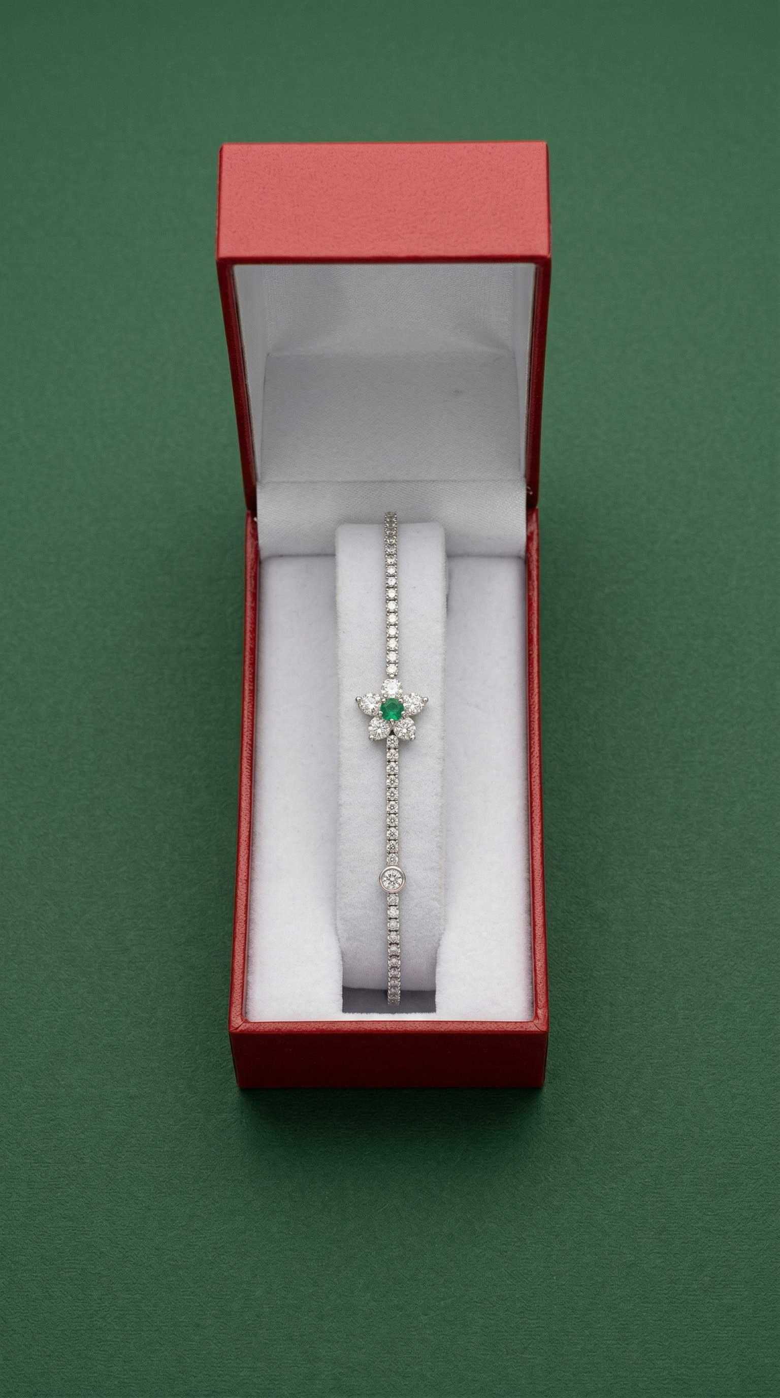 Green Flower - Pulsera