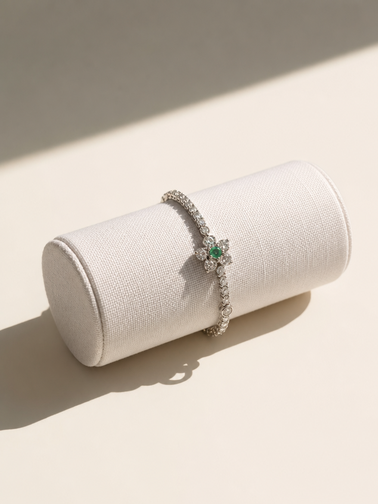 Green Flower - Pulsera
